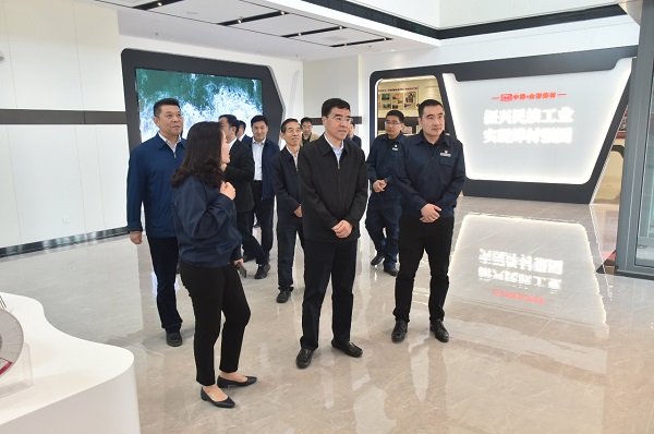 天津市委常委、濱海新區區委書記連茂君 調研走訪金橋集團科技公司